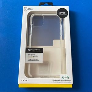 iPhone 11 Pro Max - BodyGuardz Ace Pro Case (CLEAR/WHITE)